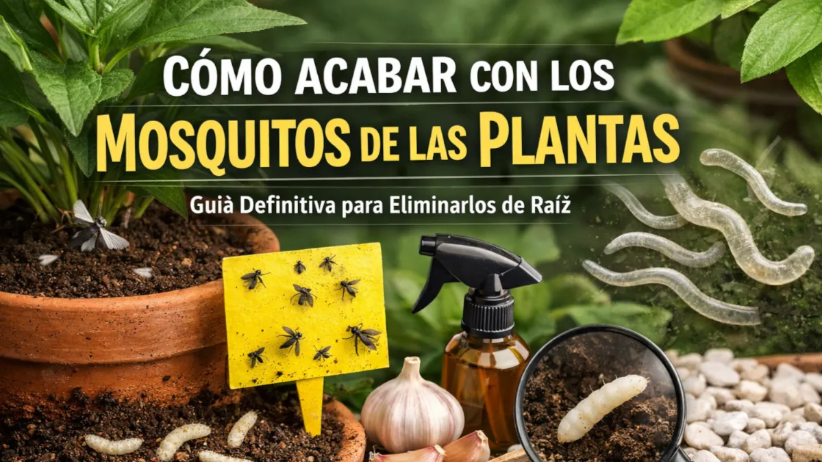 Cómo acabar con los mosquitos en las plantas