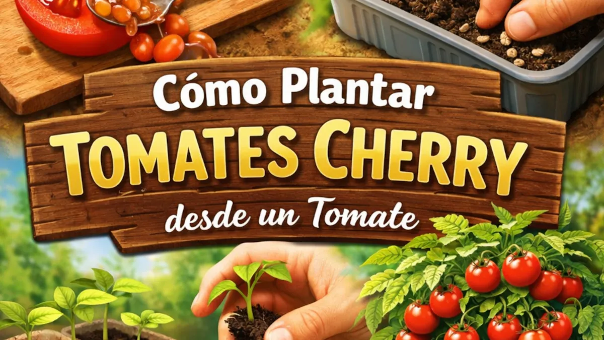 Como plantar tomates cherry desde un tomate - JardinExperto.com