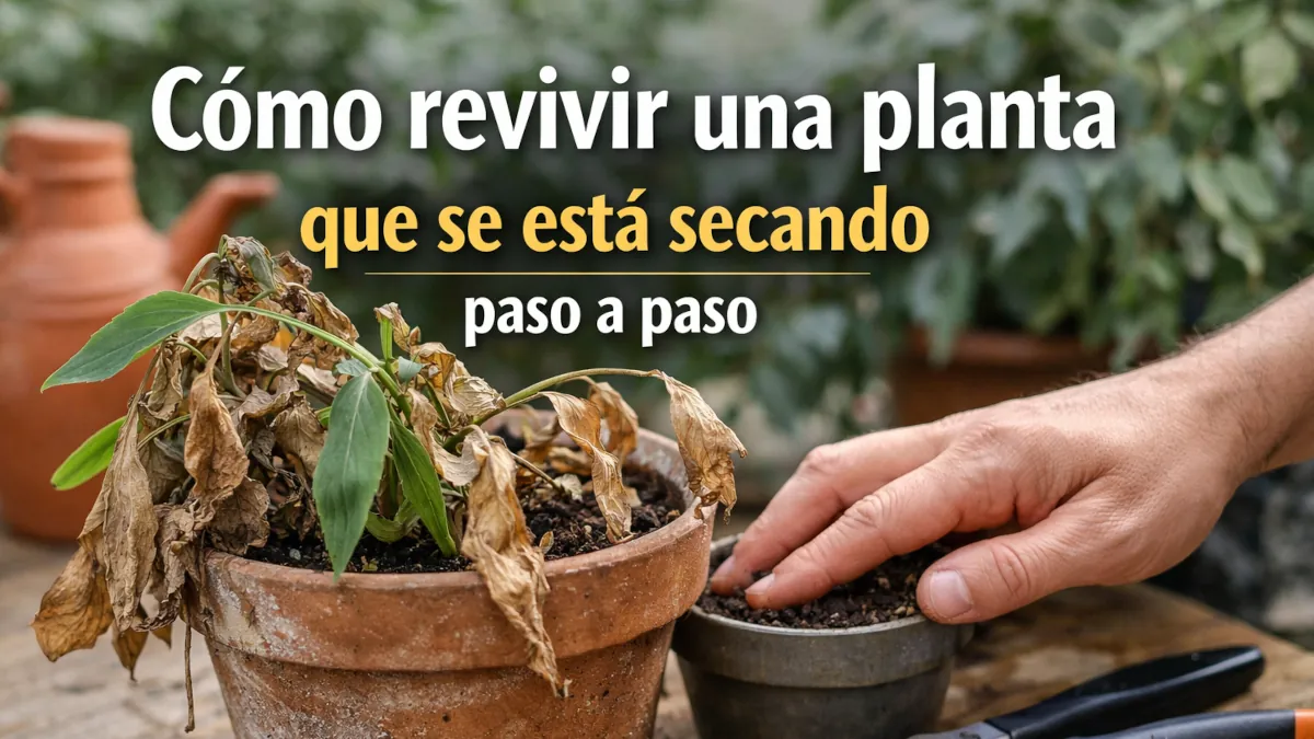 Como revivir una planta que se esta secando