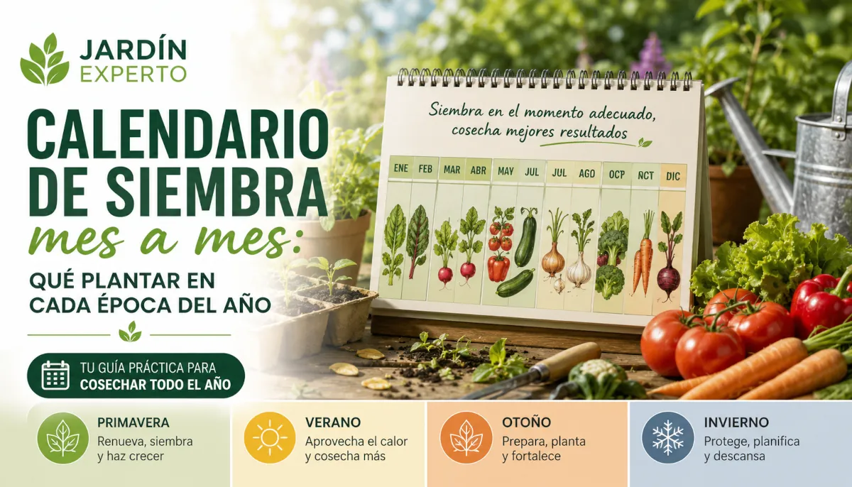 Calendario siembra mes a mes